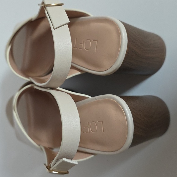 Loft Tan Crossover Platform Sandles.  Size 7 Medium - Picture 10 of 11